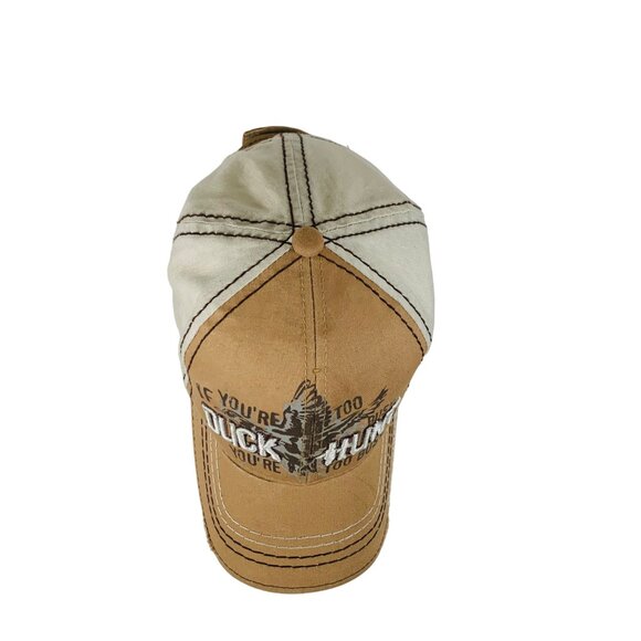 Duck Dynasty Ball Cap Hunting Distressed Hat Brown Adjustable Jase Robinson - Picture 7 of 15